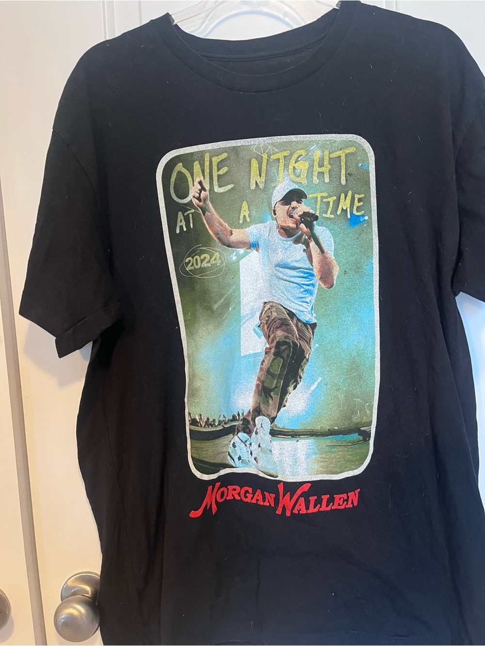 Morgan Wallen "One Night at a Time" Graphic Tee - Black